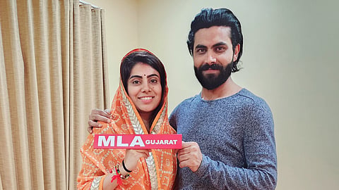 Ravindra Jadeja and Rivaba Jadeja