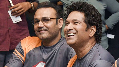 Sachin Tendulkar And Virender Sehwag