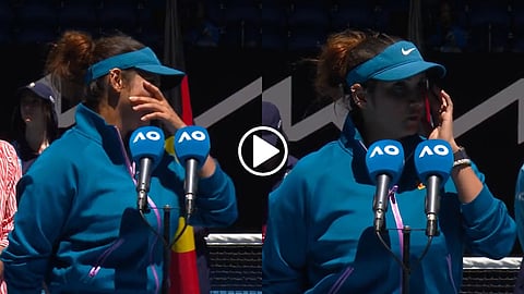 Sania Mirza emotional
