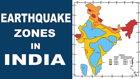 Earthquake Zones in India