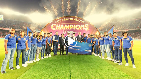 Sachin Tendulkar felicitated U19 India Women Team