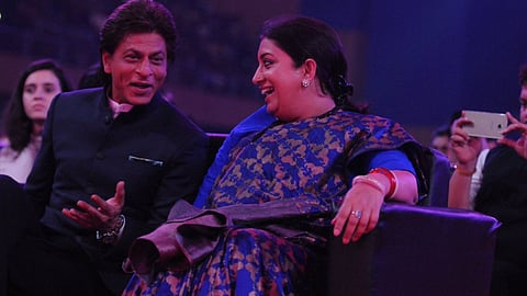 Shah Rukh Khan 
Smriti Irani