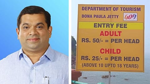 Tourism Minister Rohan Khaunte | Dona Paula Jetty