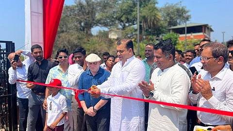 Rohan Khaunte inaugurated the Dona Paula Jetty 
