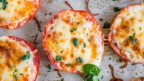 Stuffed Cheese Tomatoes 