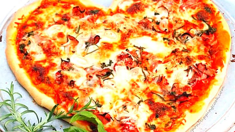 Heart Shape Pizza Recipe