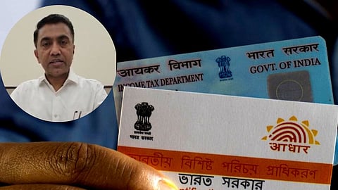 CM Sawant On Aadhaar-PAN link 