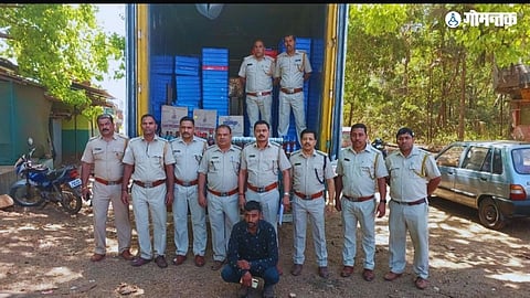 Illegal Liquor Seized at Polem Check Post