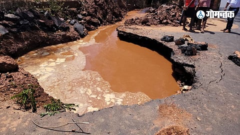 Water Supplying Pipeline Burst 