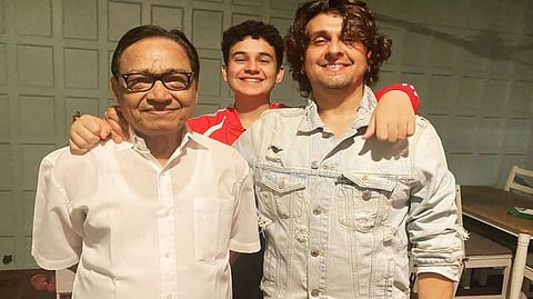 Sonu Nigam & Father Agam Kumar Nigam 