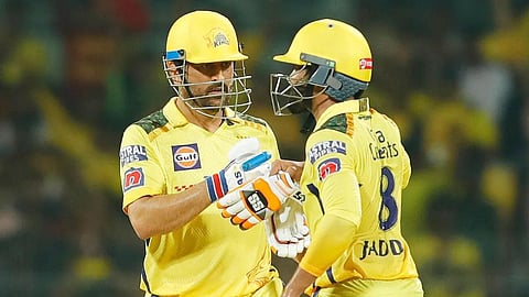 MS Dhoni and Ravindra Jadeja