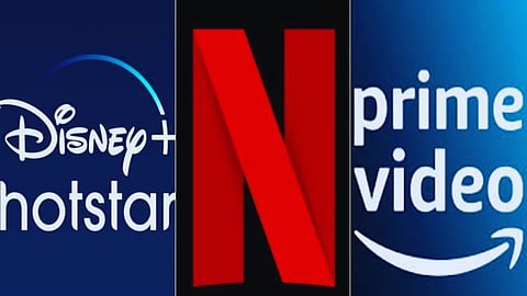 Netflix, Amazon Prim, Disney + Hotstar