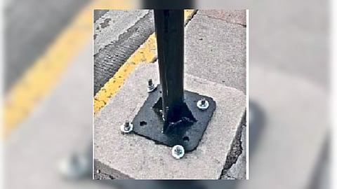 Wrong Nutbolt Apply On Pole