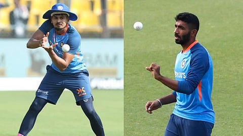 Shreyas Iyer and Jasprit Bumrah
