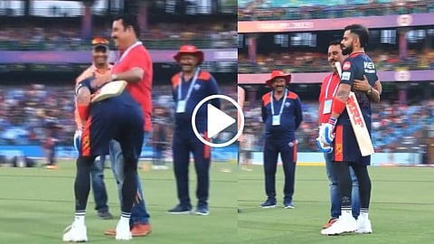 Virat Kohli with Coach
