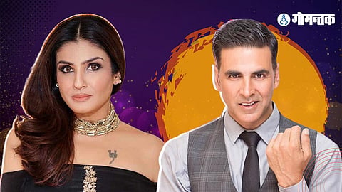 Raveena On Akshay Kumar