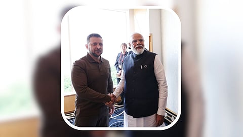 PM Modi meets Zelensky in Japan
