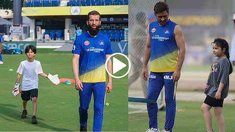 CSK Players Kids