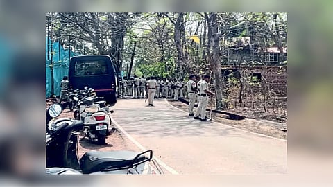 Deployed police forces