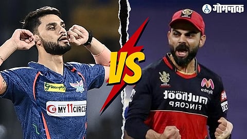 Naveen Ul Haq & Virat Kohli 