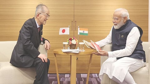 Tomio Mizokami meets PM Narendra Modi
