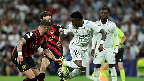 Manchester City and Real Madrid