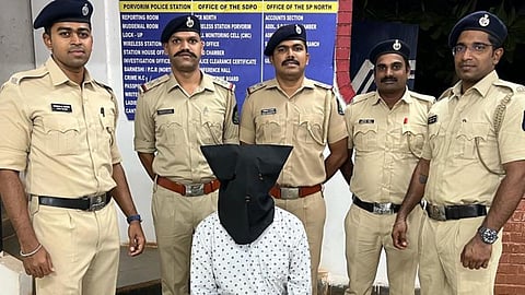 Porvorim Police With Accused