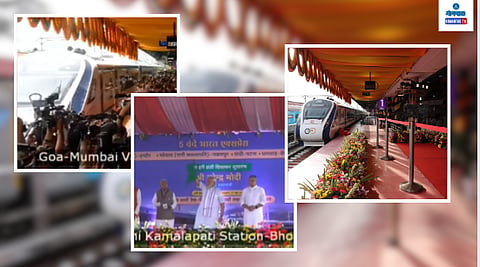 Mumbai Goa Vande Bharat Train Flagg Off
