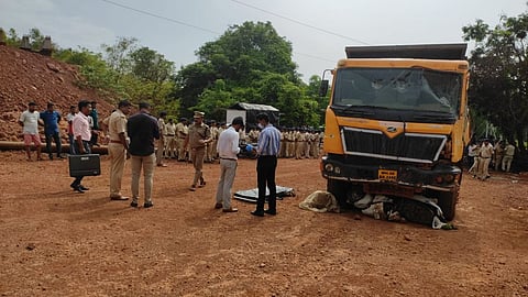 Dhargal-Mopa Road Accident Photos