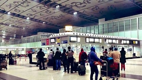 Kolkata Airport Fire Video