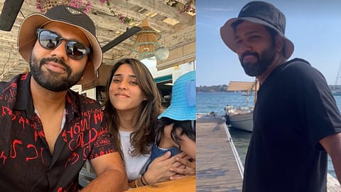 Rohit Sharma with Family