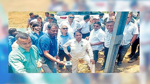 Water Resources Minister Subhash Shirodkar, mla Digambar Kamat, mla Venzy Viegas