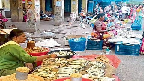 Consumers While Buying Dried Fish 