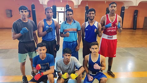 Goa Boxers squad for the National Youth Men's Boxing Tournament
