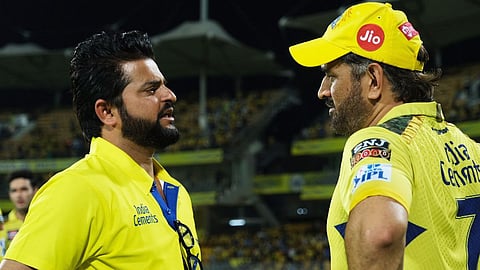Suresh Raina and MS Dhoni