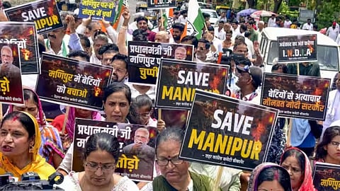 Manipur Violence Protest