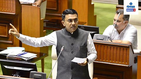 CM pramod sawant in goa assembly session 2023