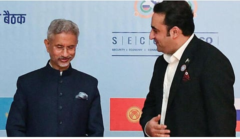 S Jaishankar And Bilawal Bhutto At Sco Meeting Goa 