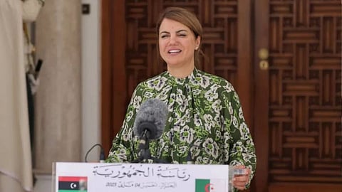 Libya Foreign Minister Najla Mangoush 