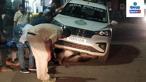 Goa Police Vehicle Accident