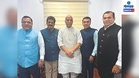 CM Pramod Sawant In Delhi