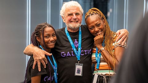Jon Goodwin, Keisha Schahaff And Anastatia Mayers Virgin Galactic's First Space Trip