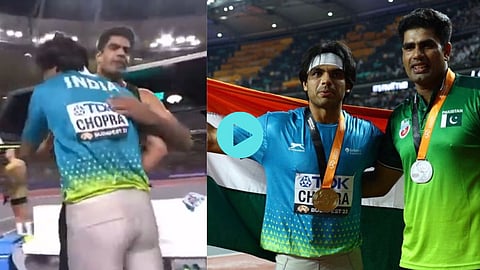 Neeraj Chopra and Arshad Nadeem