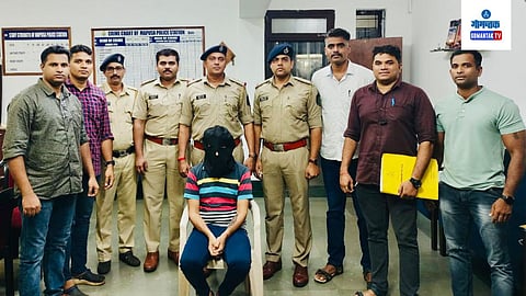 Mapusa Police With accused 