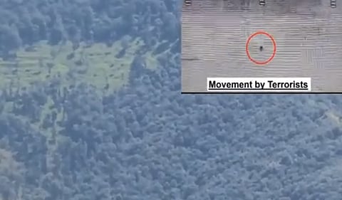 Indian Army shared video of Terrorist chased and killed at LoC in Poonch 