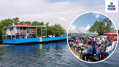Chorao Ferry Boat Traffic Issue
