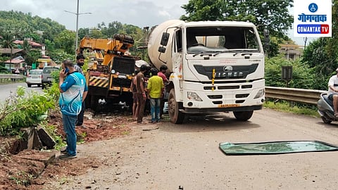Goa Accident at Ponda-Bandoda flyover 