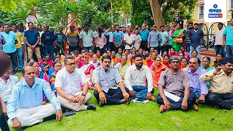 Murdi Khandepar Villagers Protest At Panjim