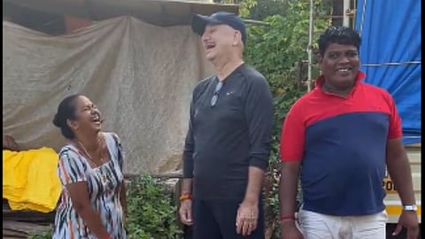 Bollywood Actor Anupam Kher In Goa