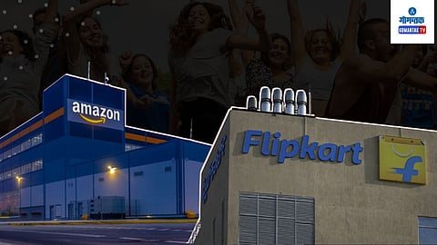 Amazon, Flipkart
